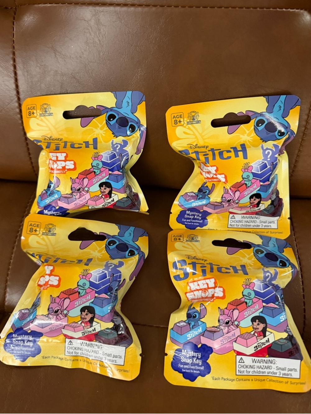 Disney Stitch Mystery Key Snaps Blind Packs - 4 Ct.